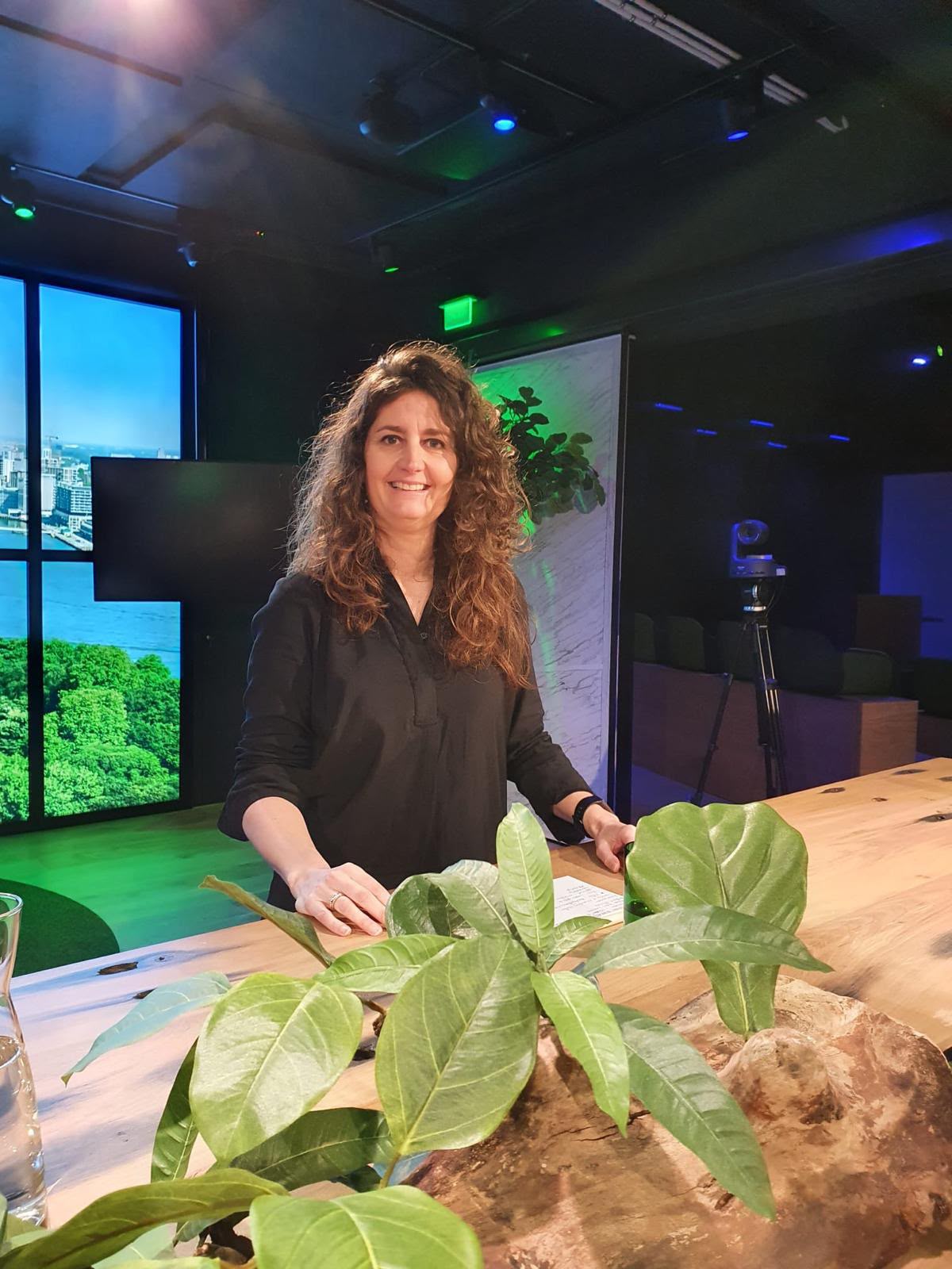 Jeanine in studio